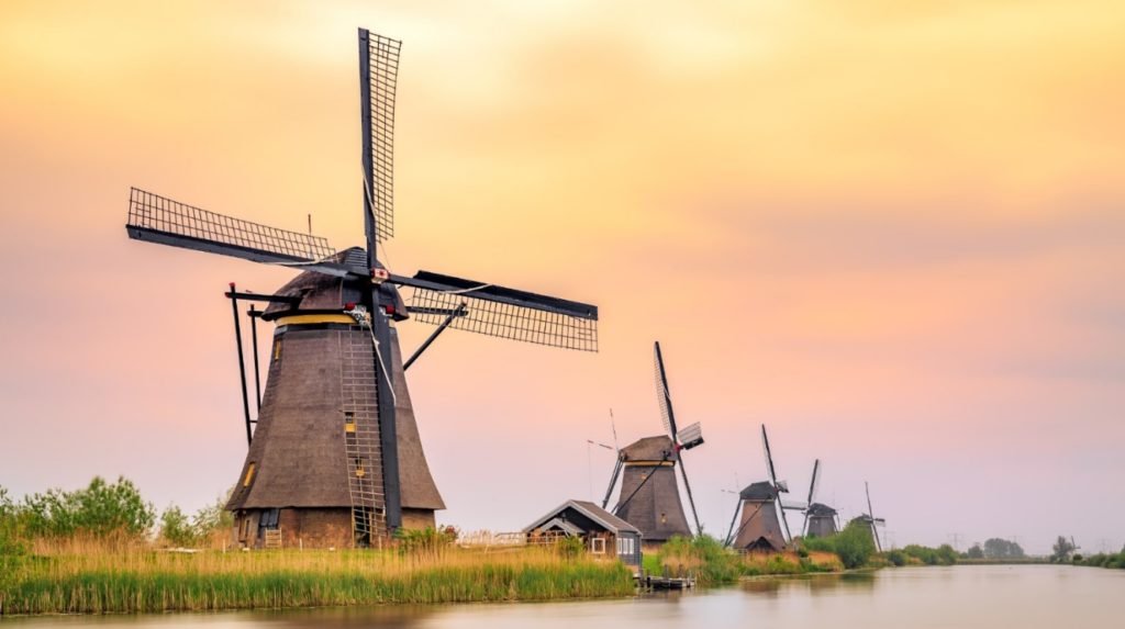 Les moulins de Kinderdijk