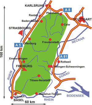 Schwarzwald Regionen