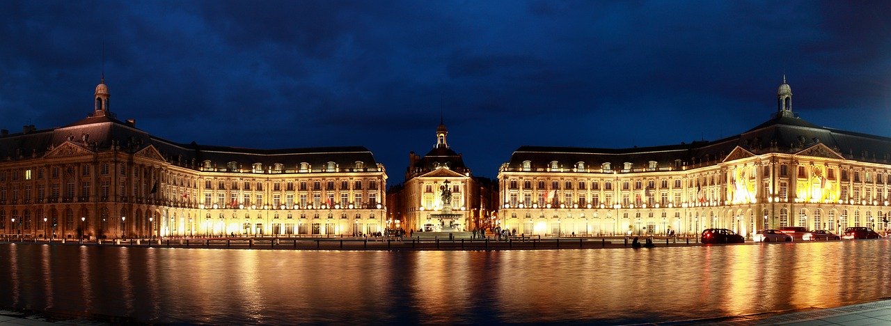 Place de la Bourse in Bordeaux, one of the most famous place in the city