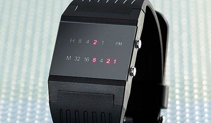 De meest unieke horloges: Binair horloge.