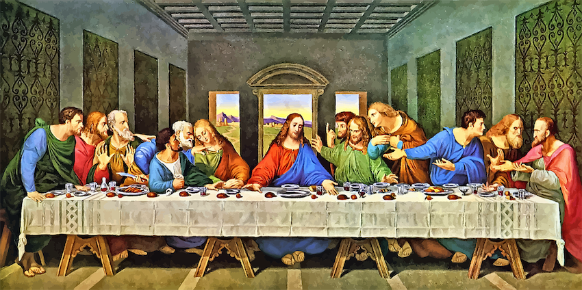 Das Abendmahl von Leonardo Da Vinci