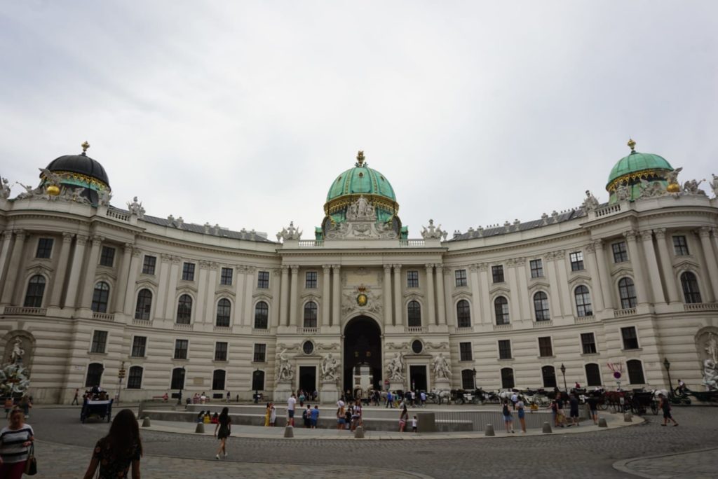 Hofburg, in the capital of Austria