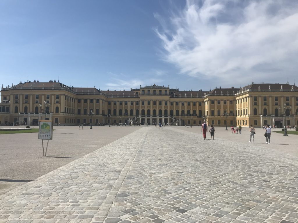 To Schönbrunn Palace with a private jet
