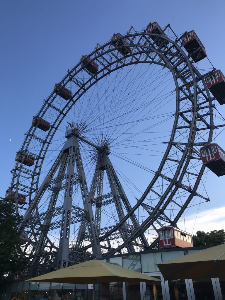 La grande roue de Vienne, capitale de l'Autriche