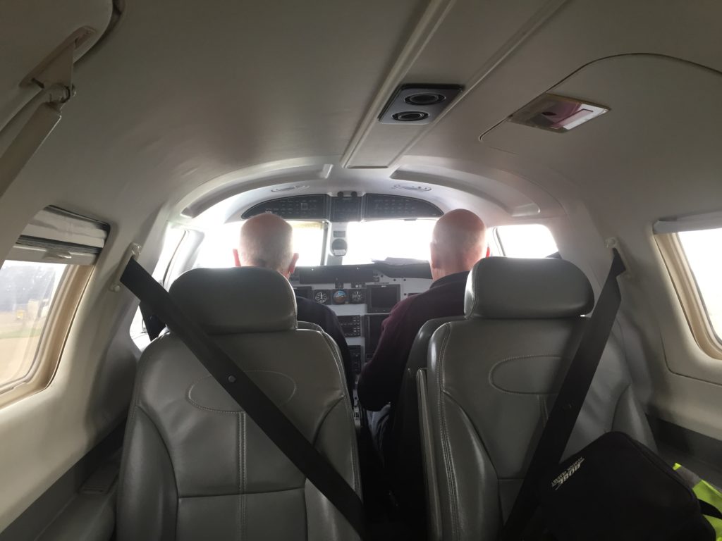 Interior of a Piper PA46 Meridian