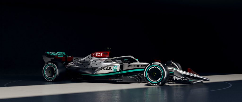 Formula 1 2022: The new Mercedes W13 E Performance.