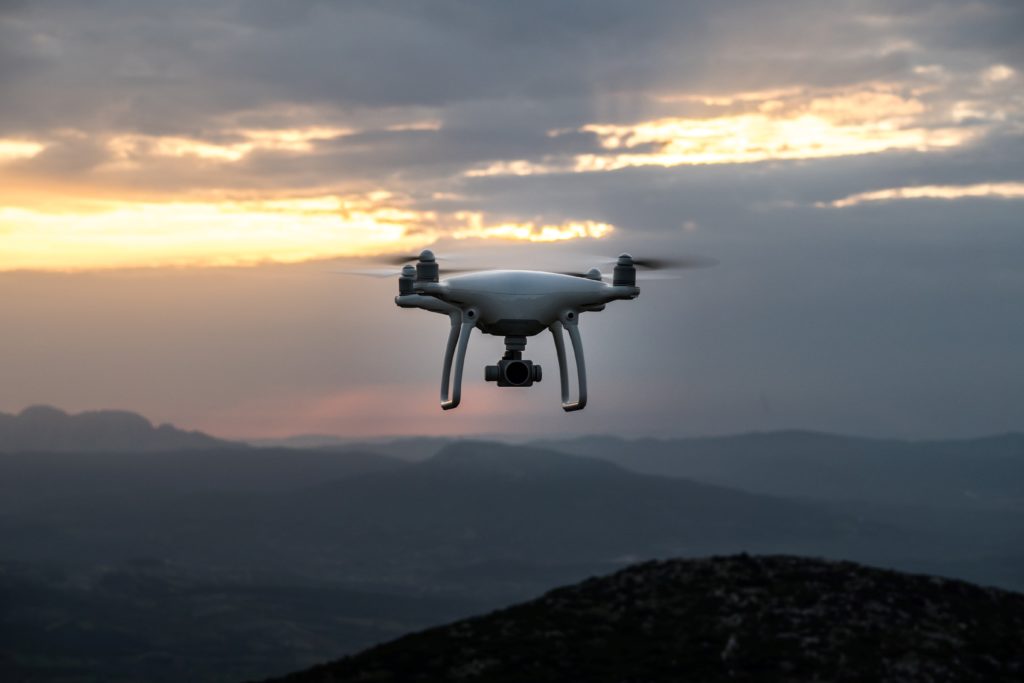 Le drone eVTOLcraft, suivant des phases d'essayes.