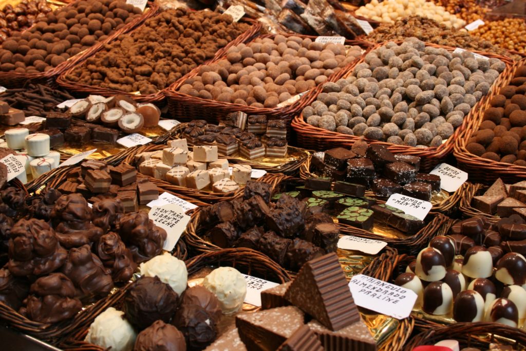 Verpassen Sie auf Ihrem Wochenende in Brügge auf keinen Fall die Vielfalt an beglischer Schokolade.