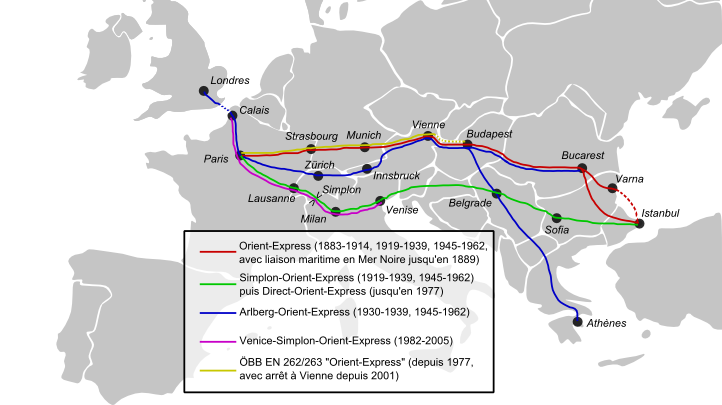 Venice Simplon Orient Express Routes