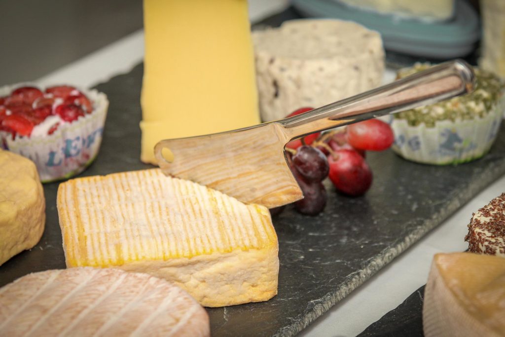 Cheese platter from Rouen, Normandy by private jet