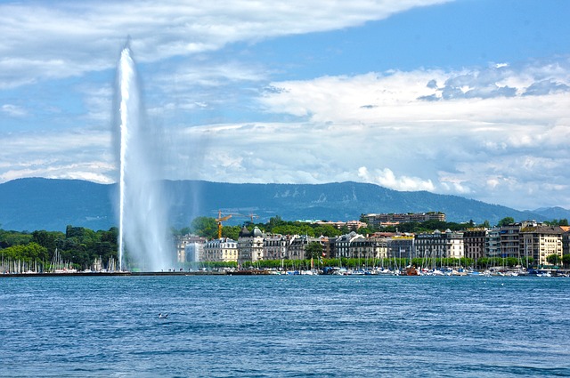 De Jet d'Eau, symbool om te bezoeken in Genève