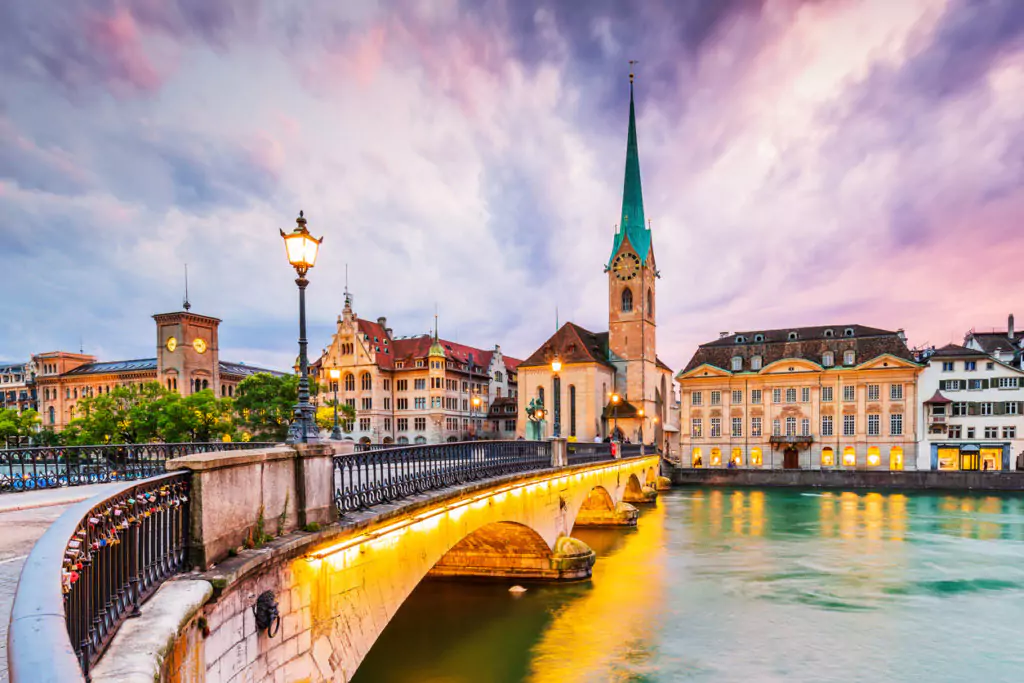 Take a private jet to the Old Town of Zurich