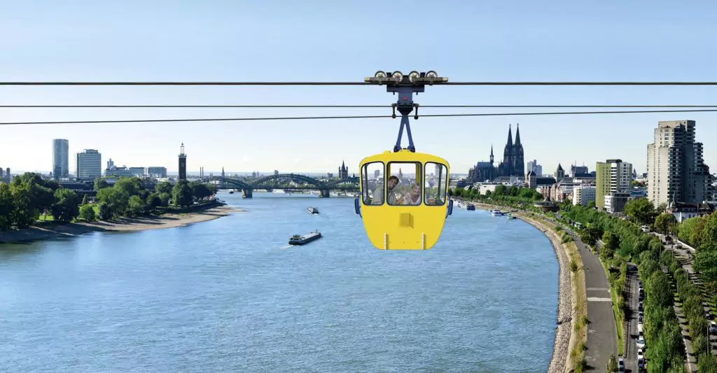 activities in cologne: Rhine cable car