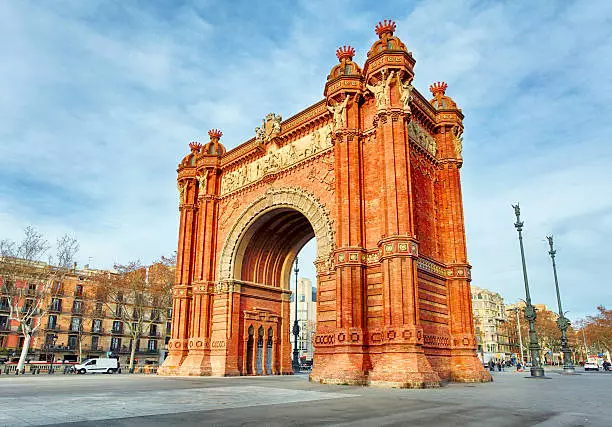 Spain, Barcelona, Triumphal Arch