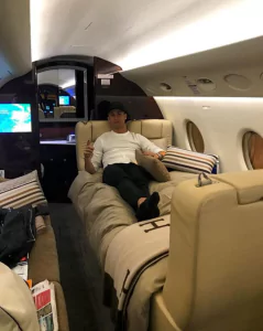 footballers with private jets: christiano ronaldo