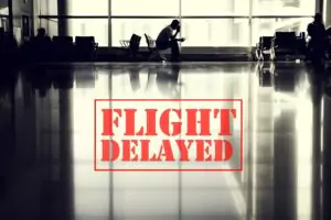 Flight delayed