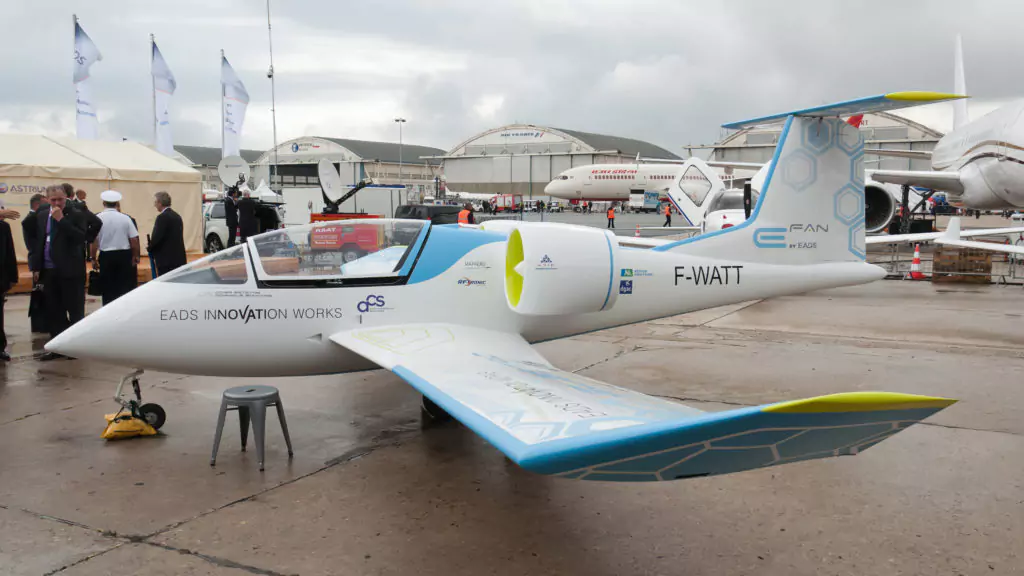 A electric aircraft prototype