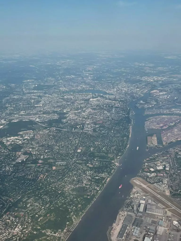 Hamburg from a bird's eye view