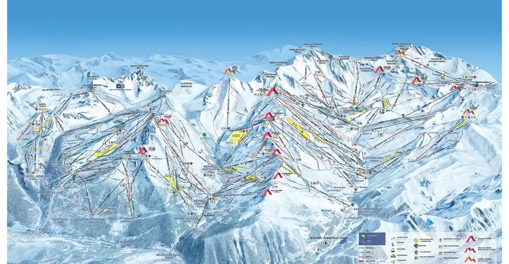 Ski area: Les Trois Vallées
