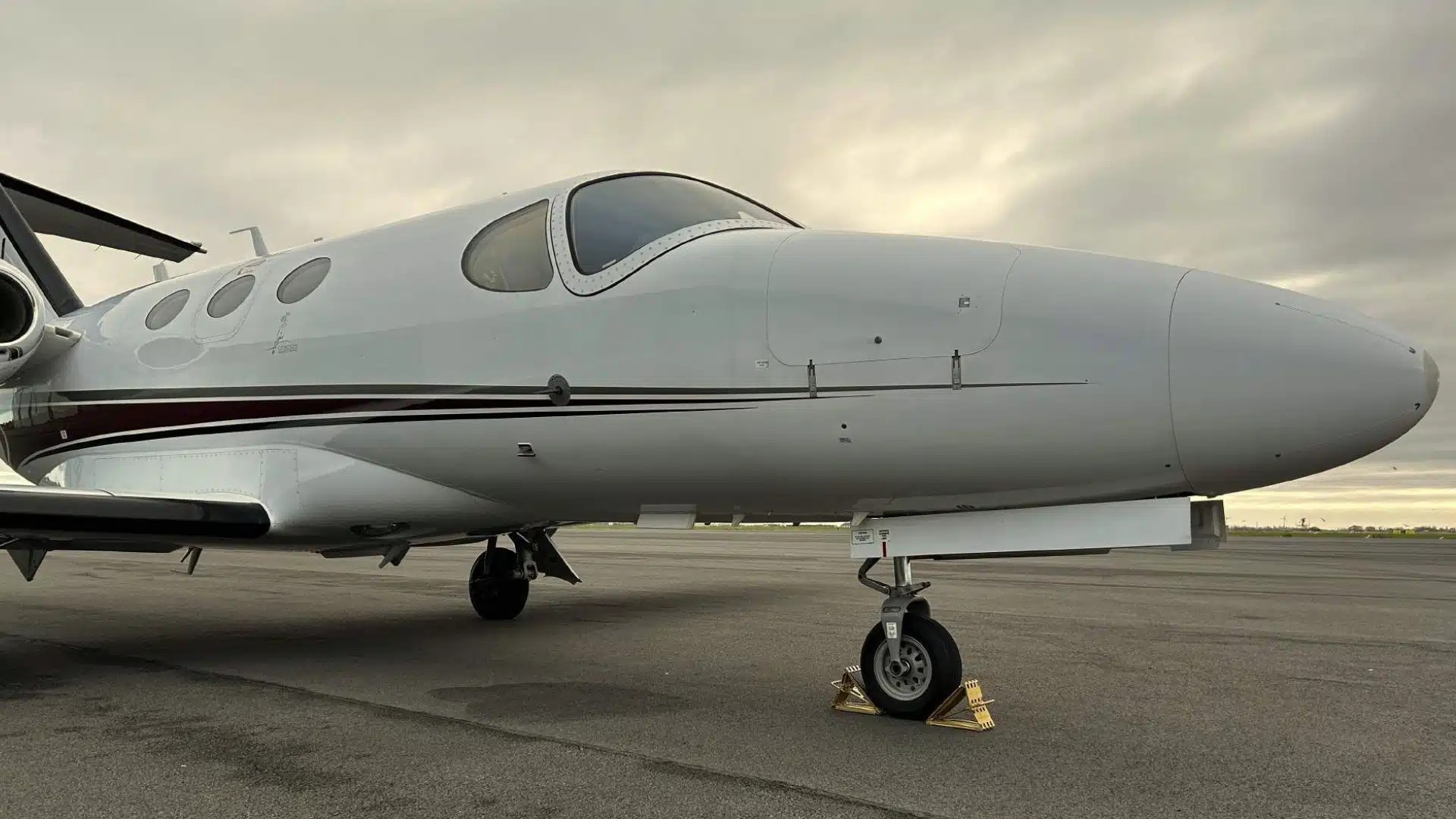 Cessna Citation Mustang At Apron
